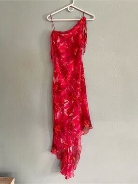 Vintage Pink Cache Midi Dress